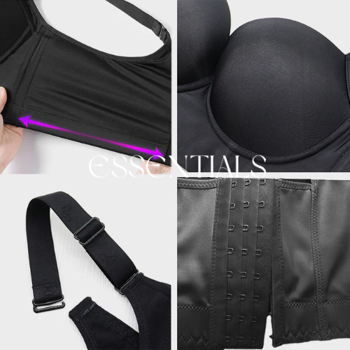 Anti-bulge bra